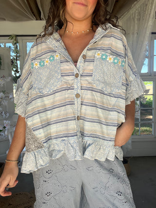 The Daisy Daze Eyelet Top
