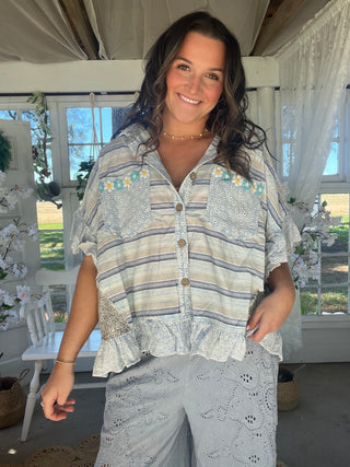 The Daisy Daze Eyelet Top