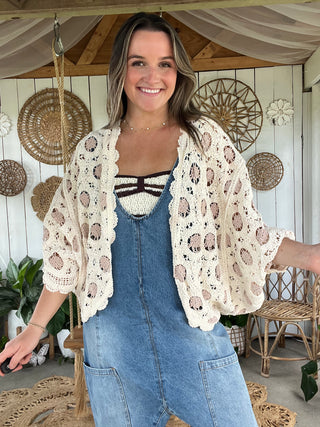 The Gretchen Cardigan - CREAM