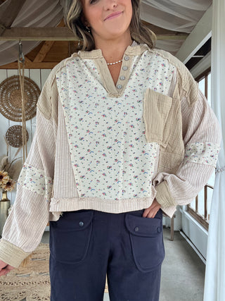 The Willa Floral Gauze Top