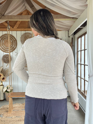 The Madi Lace Long Sleeve Top