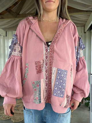 The Rockwell Zip Up - PINK