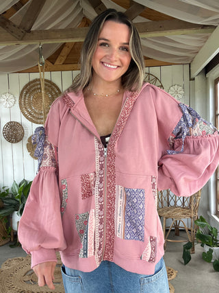 The Rockwell Zip Up - PINK