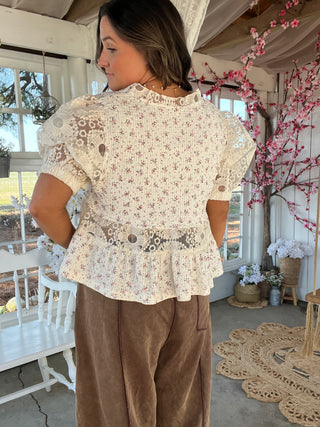 The Lace Meadow Blouse