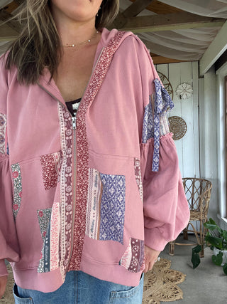 The Rockwell Zip Up - PINK