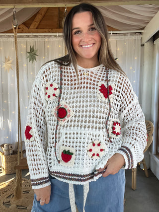 The Heart Eyes For You Crochet Top