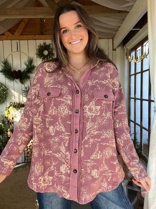 The Rose Quartz Waffle Top