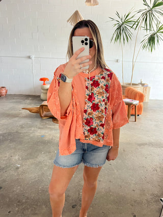 The Sunset Floral Top