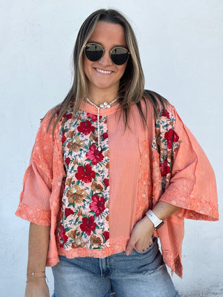 The Sunset Floral Top