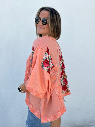 The Sunset Floral Top