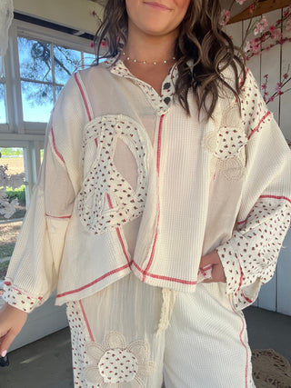 The Brailey Top - WHITE