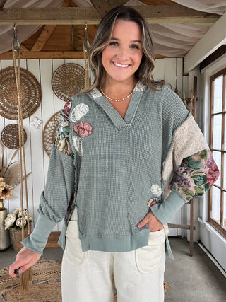 The Spruce Up Waffle Hoodie