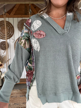 The Spruce Up Waffle Hoodie