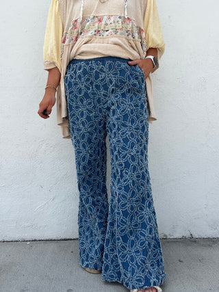 Flower Child Denim Jeans