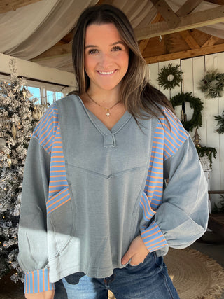 The Kinsley Top - BLUE