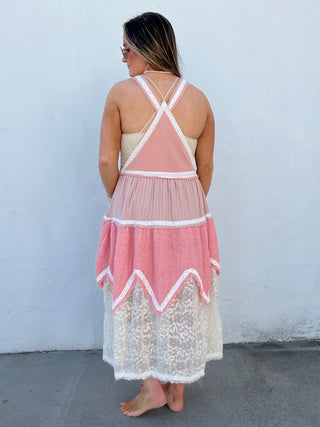Peachy Petal Dress