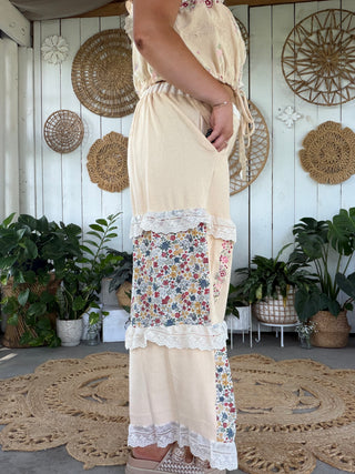 The Azalea Garden Embroidered Pants - DENIM (Copy)