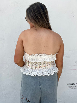 The Floral Princess Tube Top