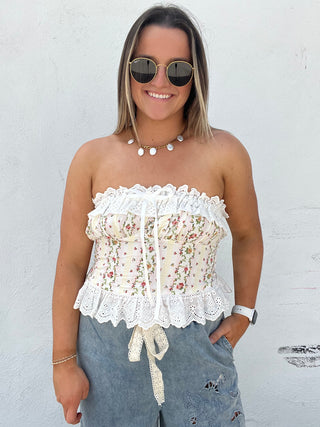 The Floral Princess Tube Top