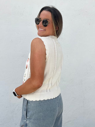 Pastel Muse Sweater Vest