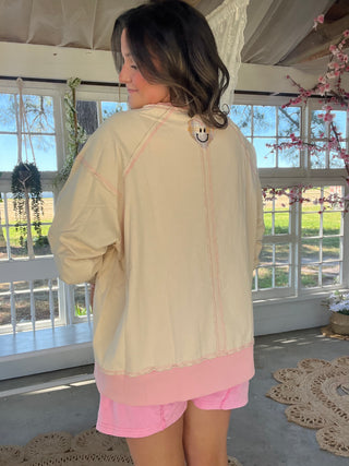 The Ball Game Varsity Top - PINK