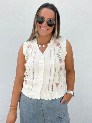 Pastel Muse Sweater Vest