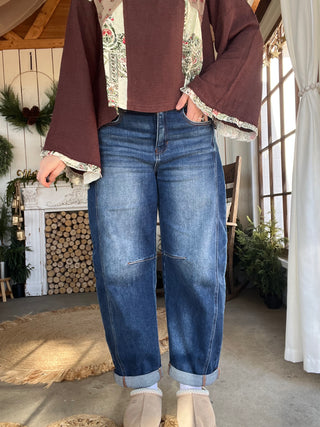 The Sunday Funday Barrel Jeans
