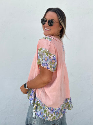 The Downtown Floral Top