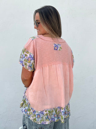 The Downtown Floral Top