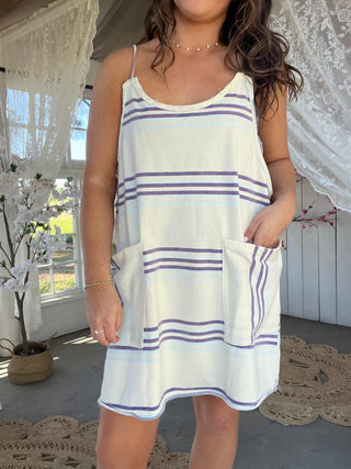 Beach Babe Romper - BLUE