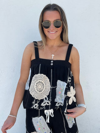 Sunkissed Top - BLACK