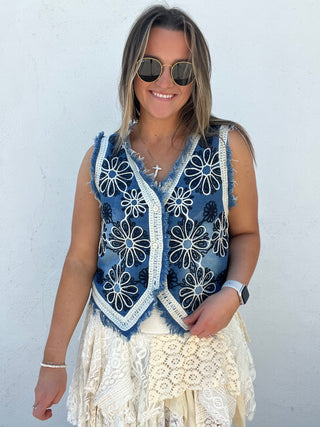 Embroidered Nomad Vest