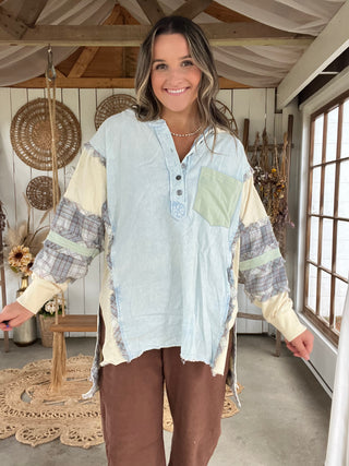 The Carving Pumpkins Plaid Top