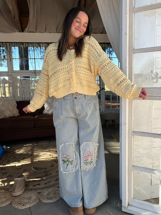 The Dandelion Cardigan - YELLOW