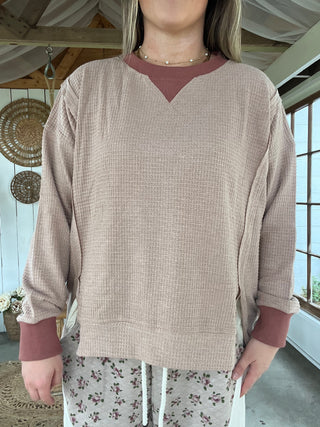 The Wander Free Pullover - RUST