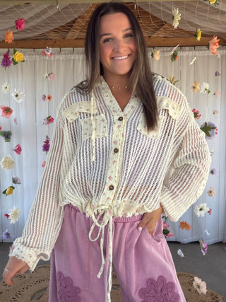 The Beachfront Bestie Chrochet Top