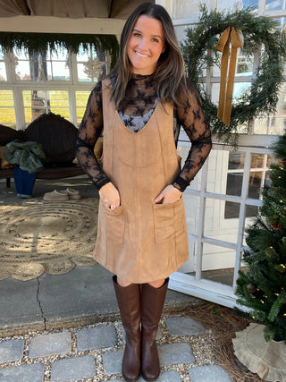 The Braylee Suede Dress