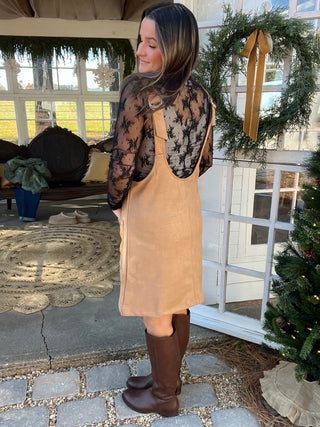 The Braylee Suede Dress