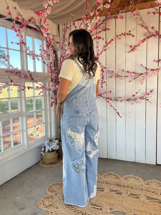 The Wildflower Denim Overalls