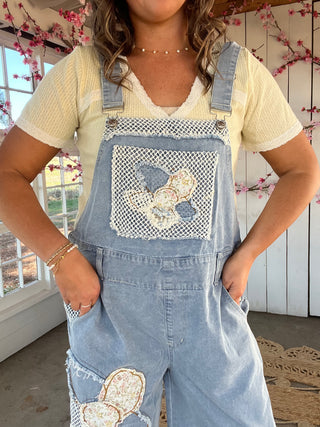 The Wildflower Denim Overalls