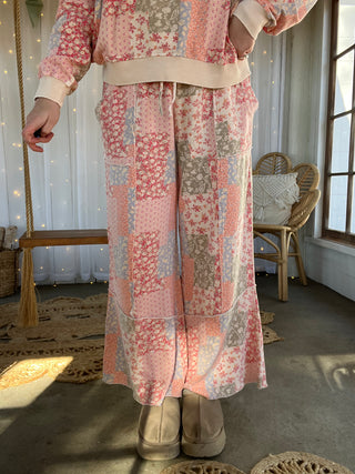 Dream In Color Patch Pants - CREAM
