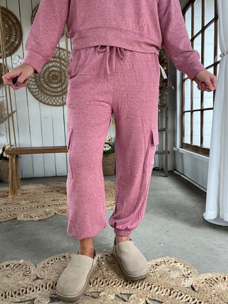 The Breezy Joggers - BERRY