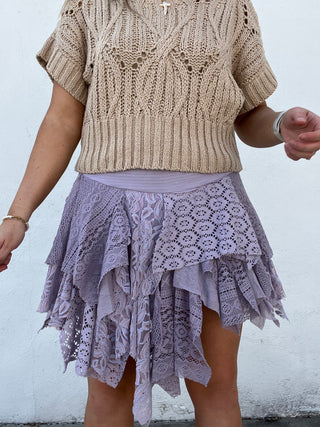 Enchanted Tiers Skort - LAVENDER