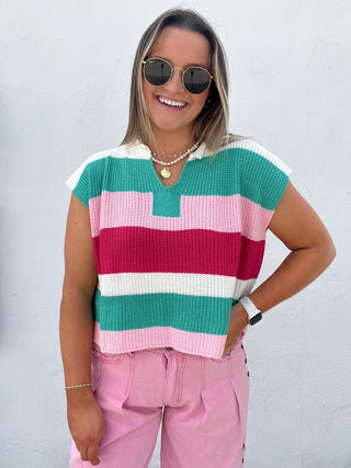 Fruit Sorbet Sweater Vest