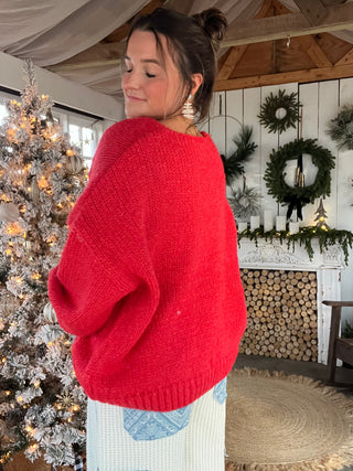 The Jingle Bell Bow Sweater