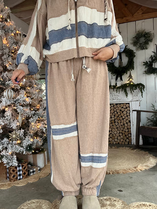 The Jet Glam Joggers - TAN PREORDER