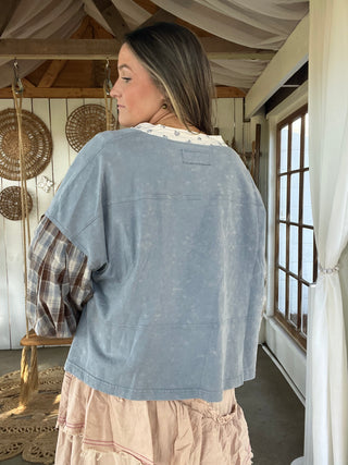 The Parker Plaid Long Sleeve Top