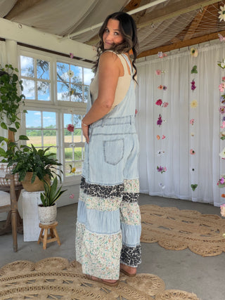 The Poppy Petal Overalls - CHEETAH PREORDER BEG AUG
