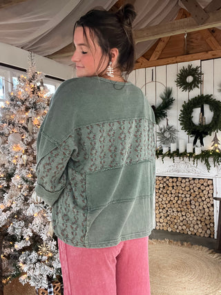 The Christmas Tree Farm Waffle Top