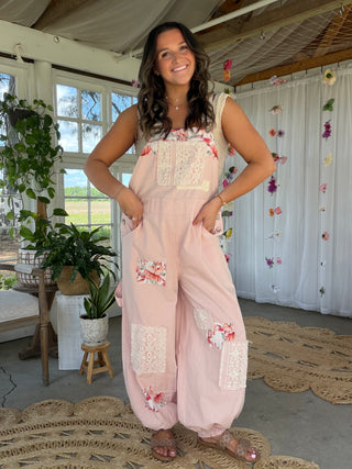 The Blossom Overalls - PINK